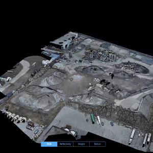 3d scan drone lidar data